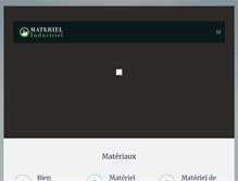 Tablet Screenshot of materiel-industriel.com
